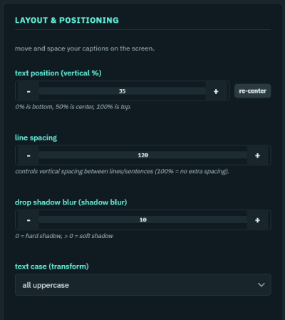 Layout & Positioning
